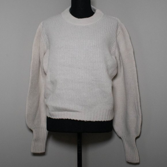 Baum und Pferdgarten Cortney Wool Knit Balloon Sleeve Sweater - Picture 2 of 6